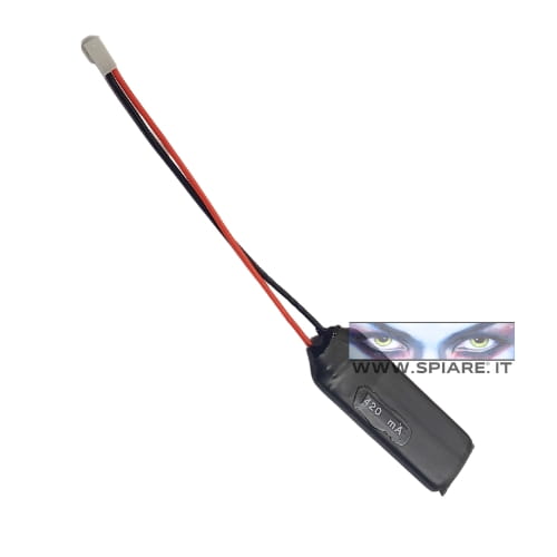 batteria ricaricabile mini registratori 420mA