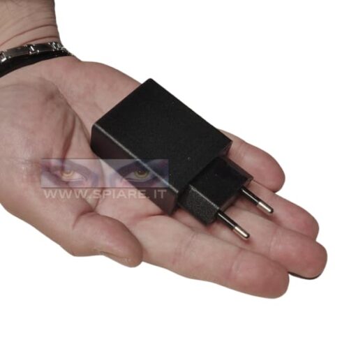 Microspia Audio GSM per Casa Occultata - Caricabatteria USB in Mano
