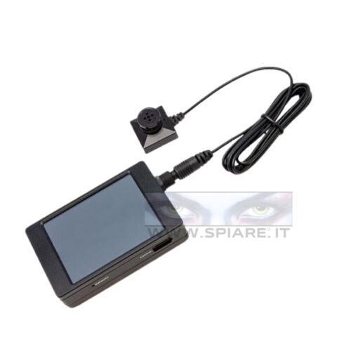 Microcamera spia a bottone Full HD 1080p con mini DVR Wi-Fi portatile