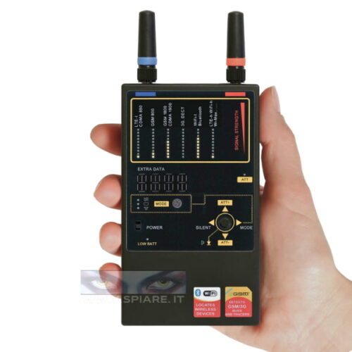 rilevatore di microspie professionale multi segnale