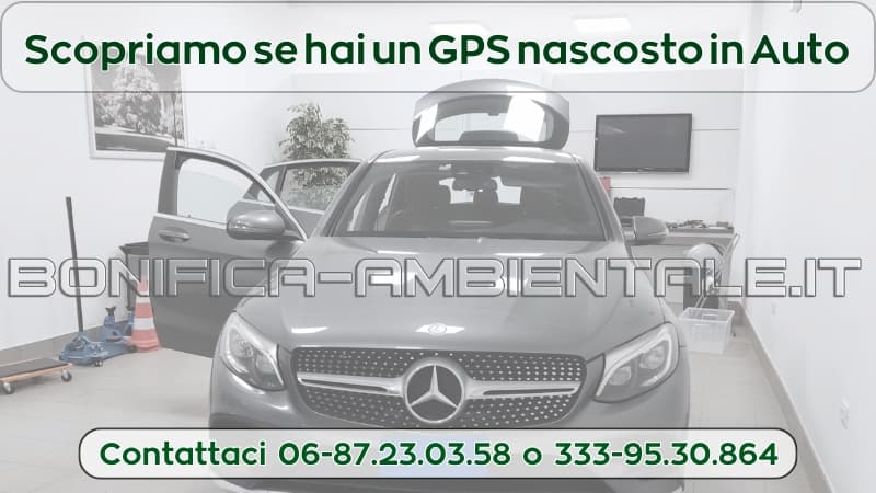 Rilevamento microspie e localizzatori GPS nascosti in automobile