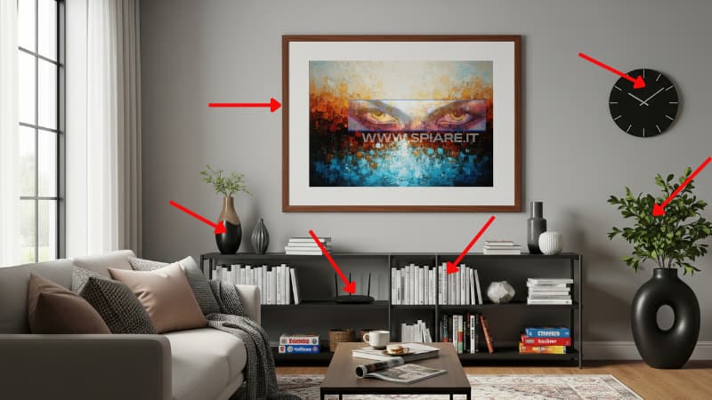 5 posizioni strategiche per nascondere telecamere in soggiorno